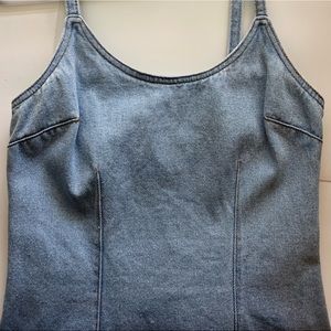 Forever 21 denim body con dress